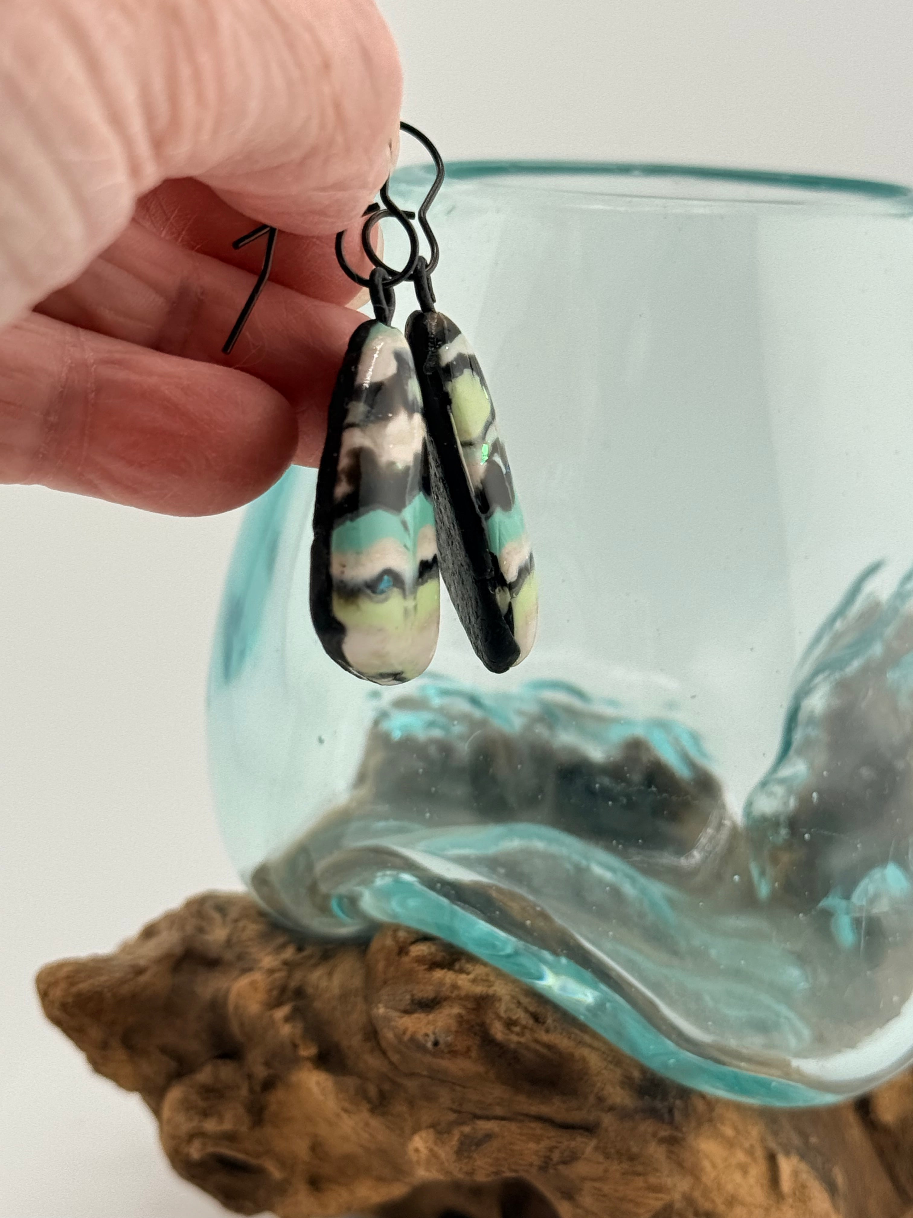 The Off Pattern Collection | Organic Shape Drop Earrings