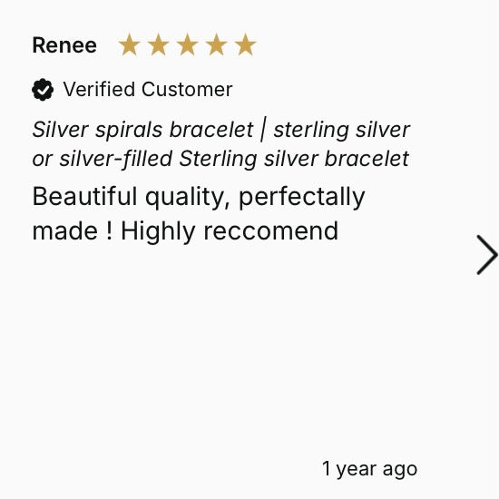 Silver spirals bracelet | Sterling silver | Celtic-inspired jewellery
