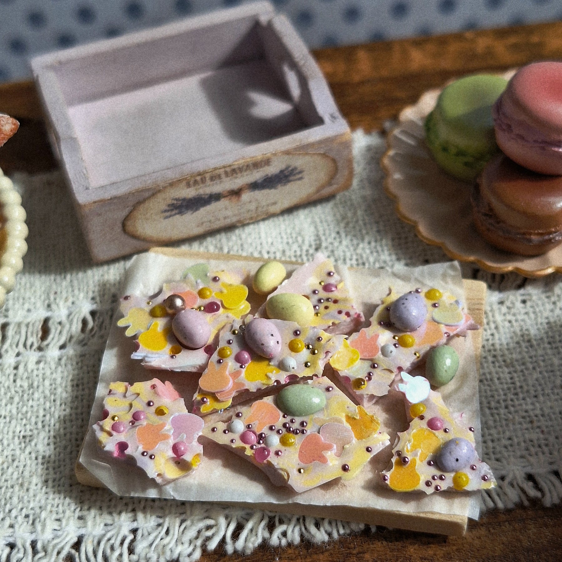 Easter White Chocolate Bark