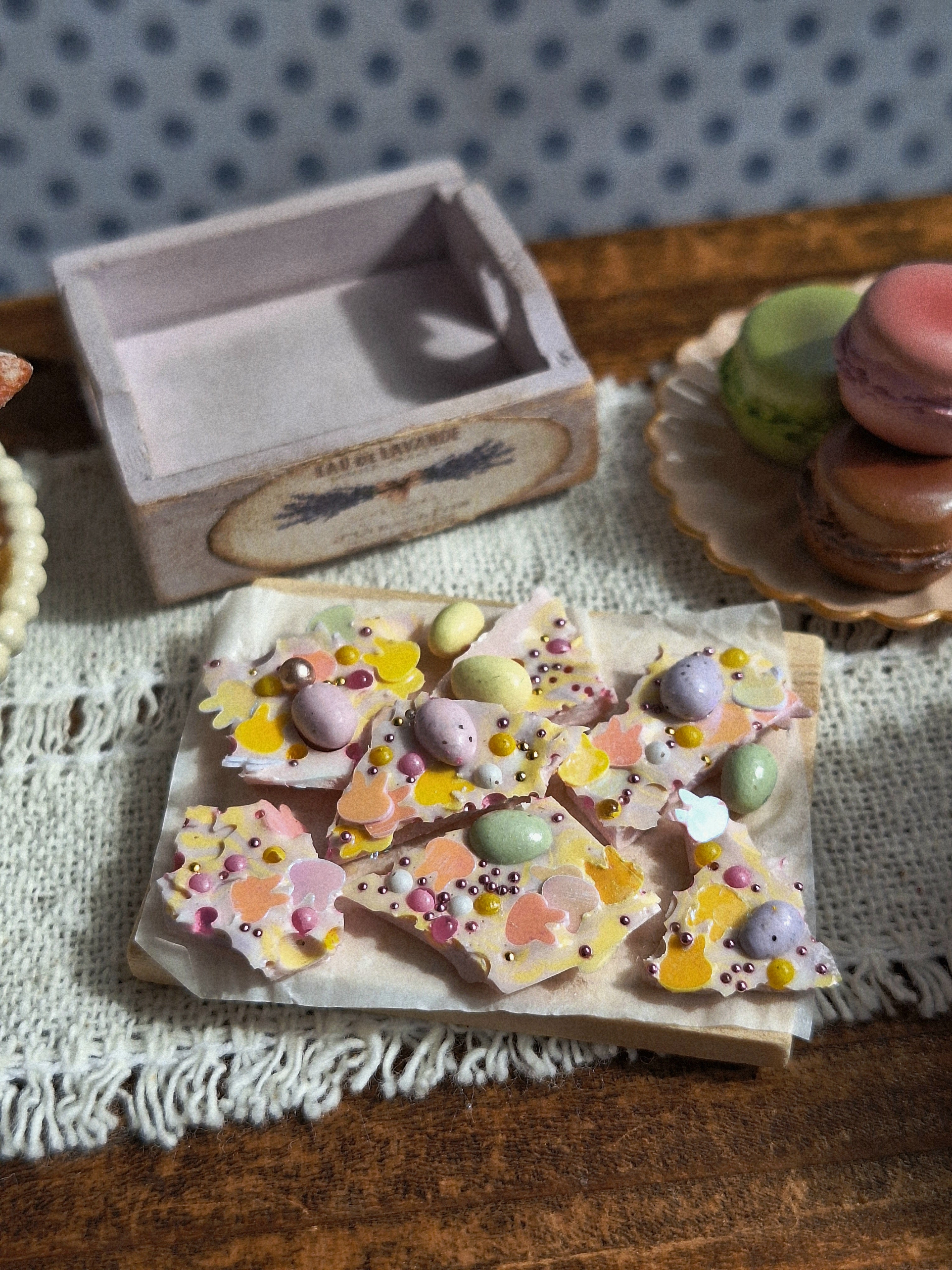 Easter White Chocolate Bark