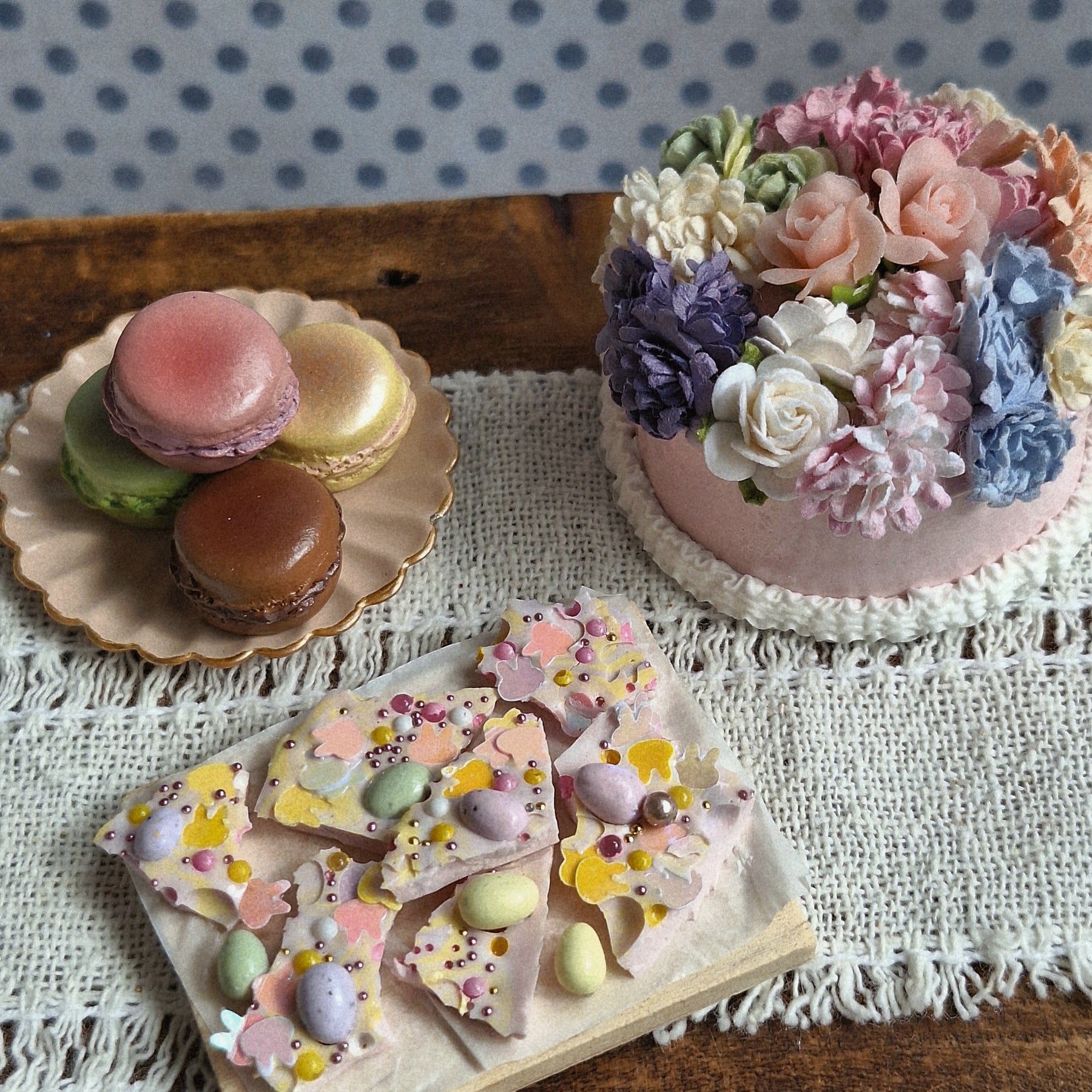 Easter White Chocolate Bark