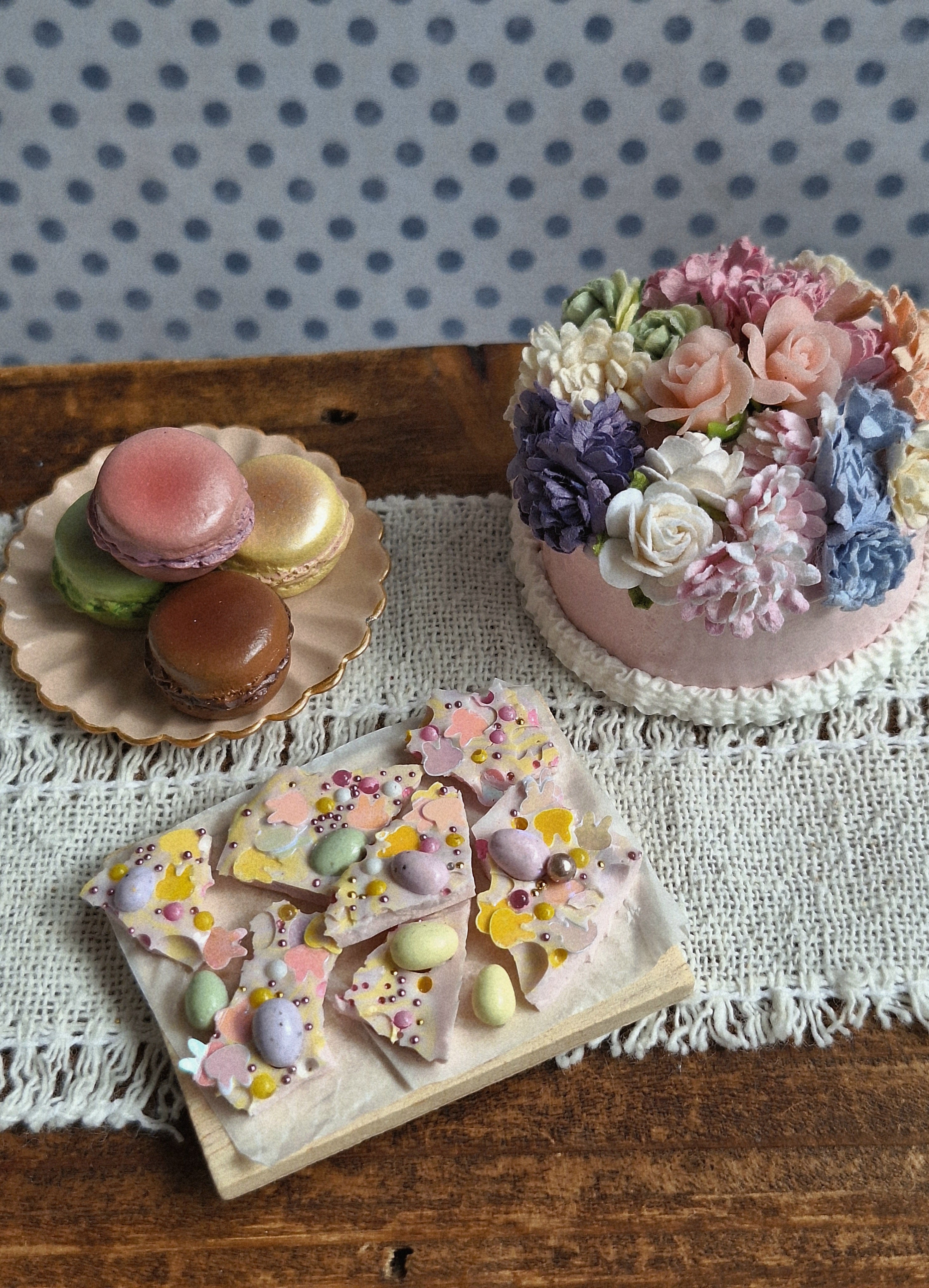 Easter White Chocolate Bark