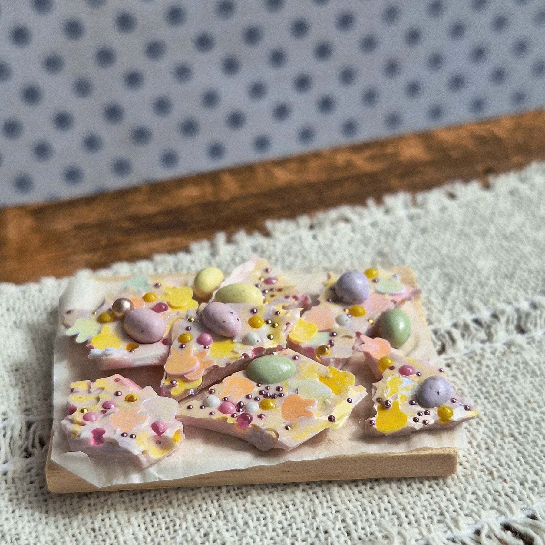 Easter White Chocolate Bark