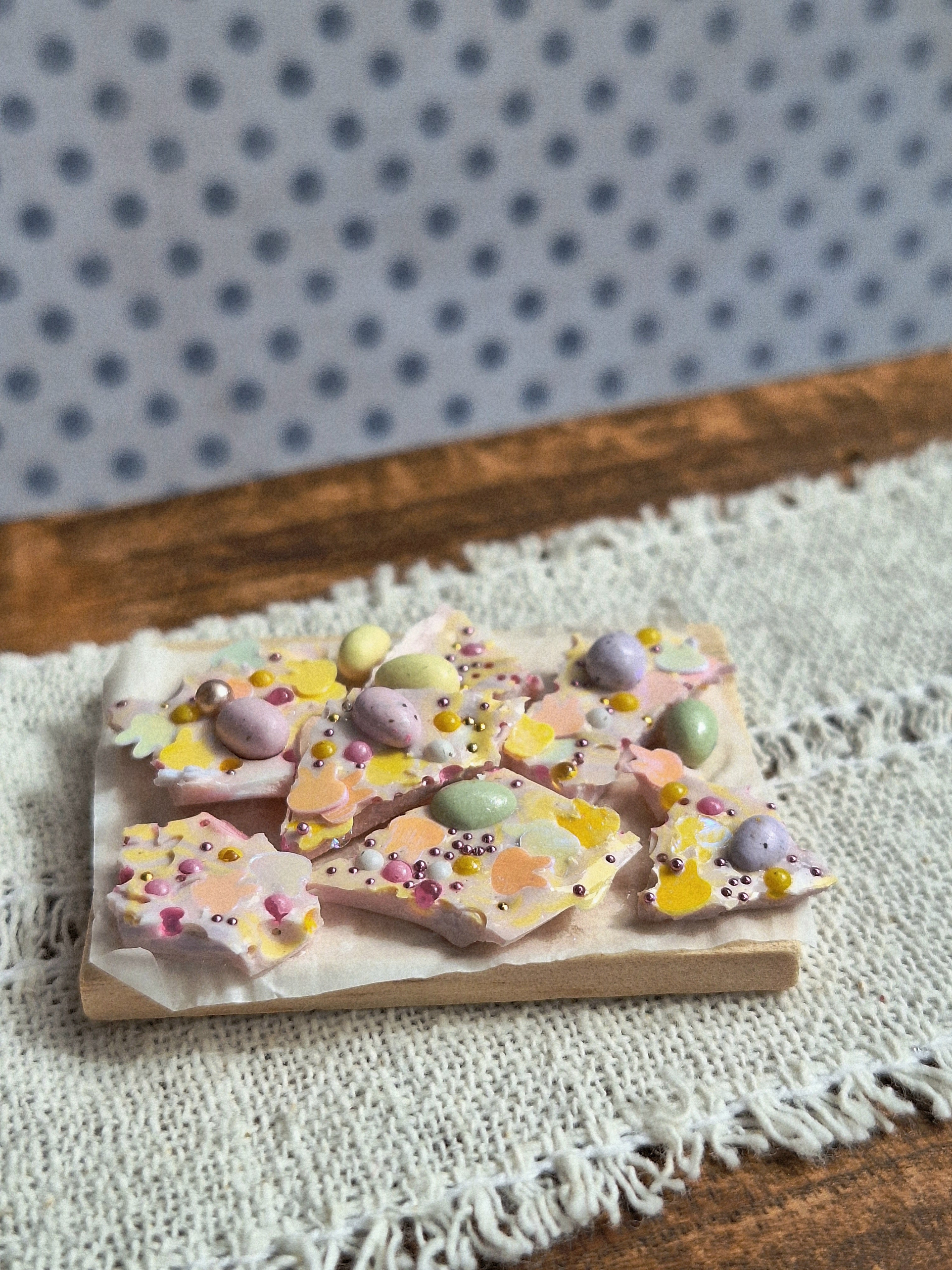 Easter White Chocolate Bark