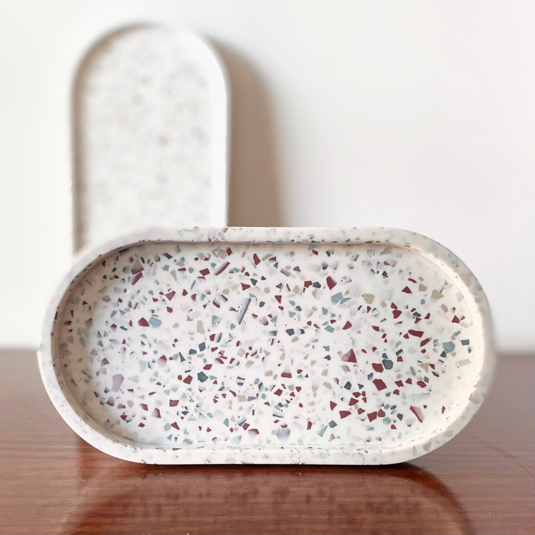 Small Oval tray | Terrazzo decor collection