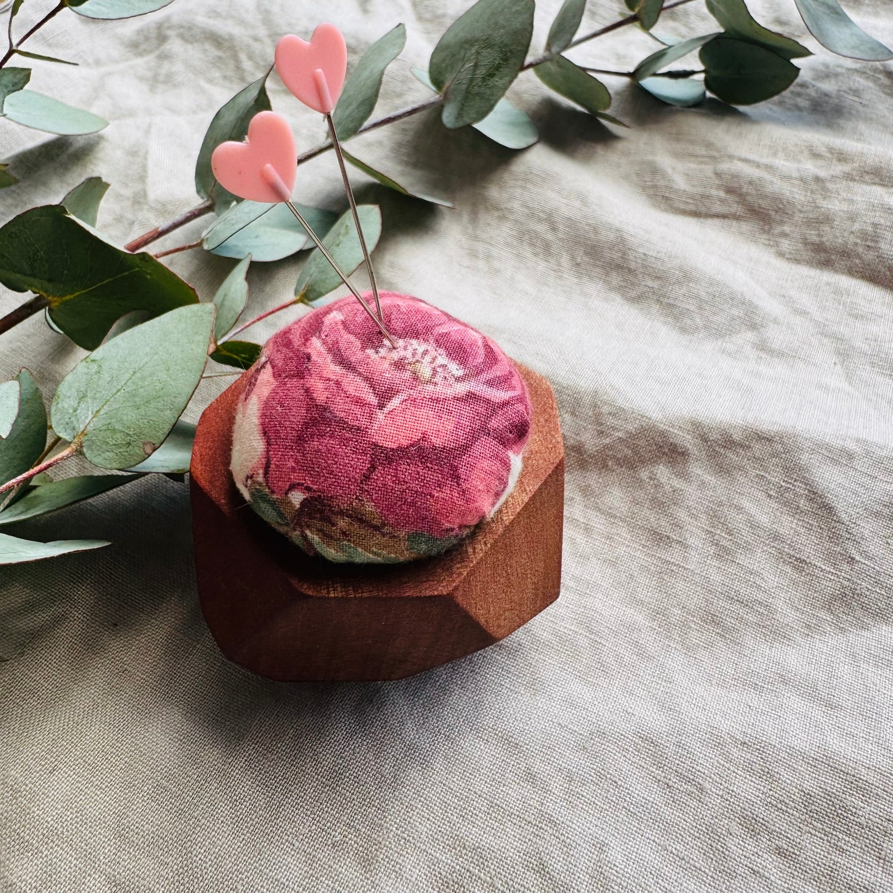 Handmade Pin Cushions - collaboration Spoon Gal X qhearts handmade