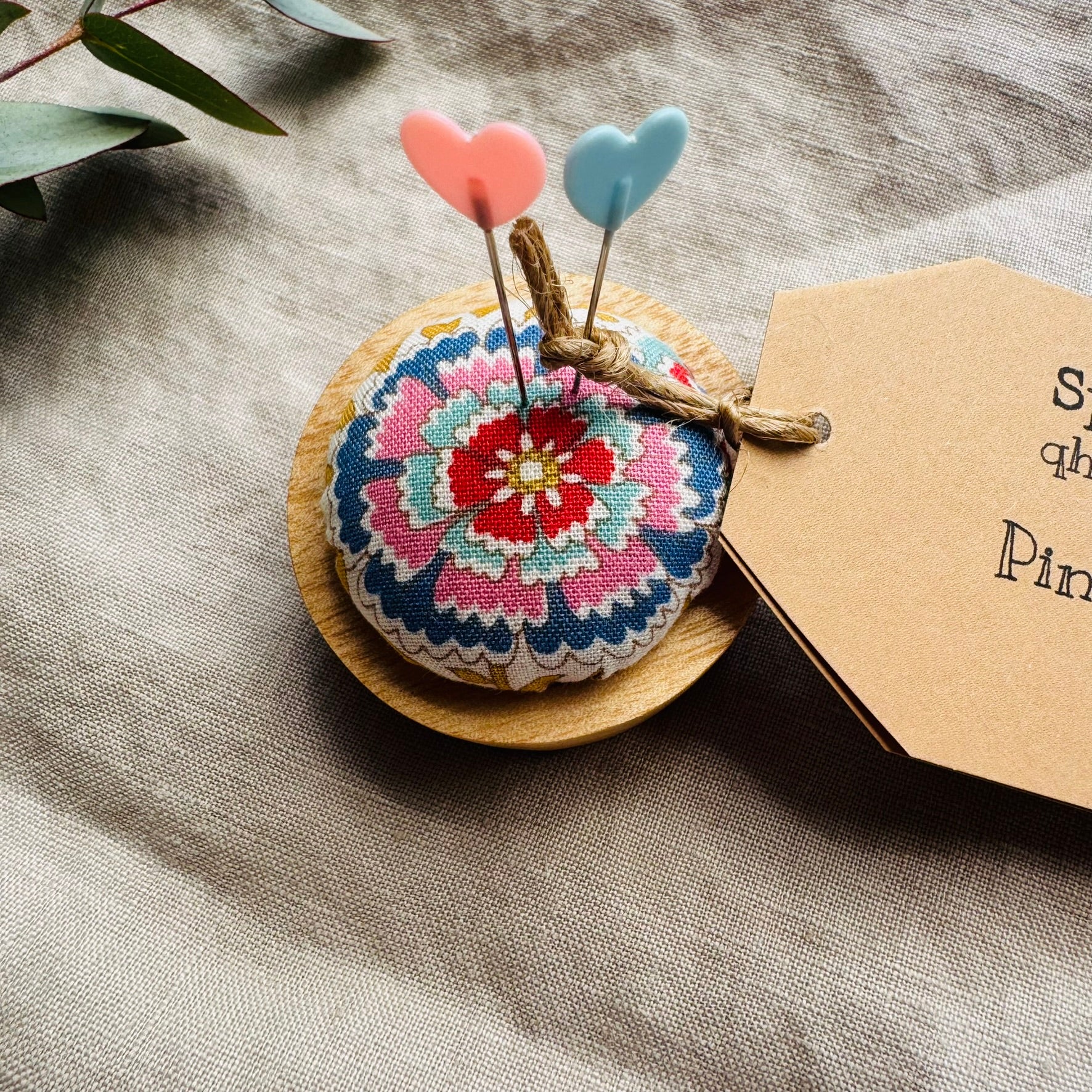 Handmade Pin Cushions - collaboration Spoon Gal X qhearts handmade