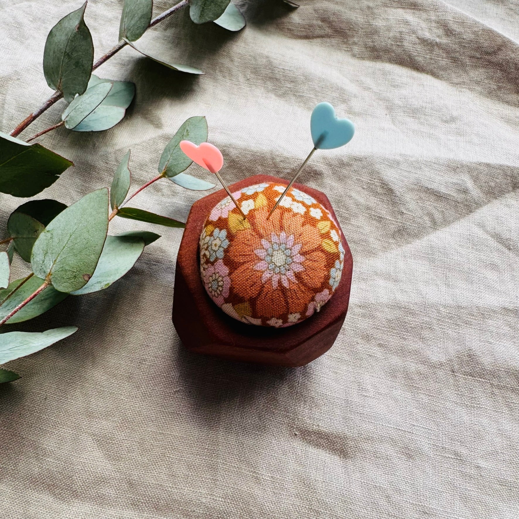 Handmade Pin Cushions - collaboration Spoon Gal X qhearts handmade