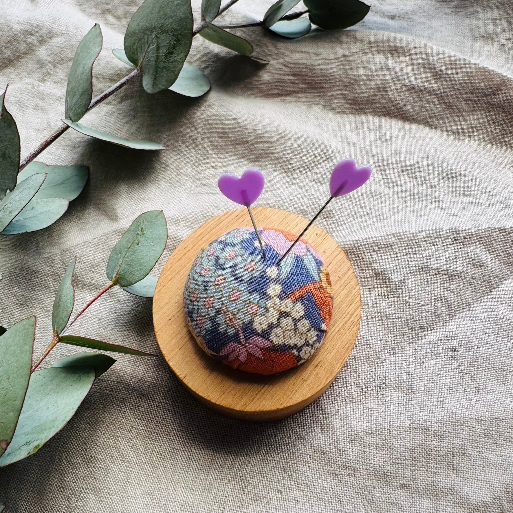 Handmade Pin Cushions - collaboration Spoon Gal X qhearts handmade