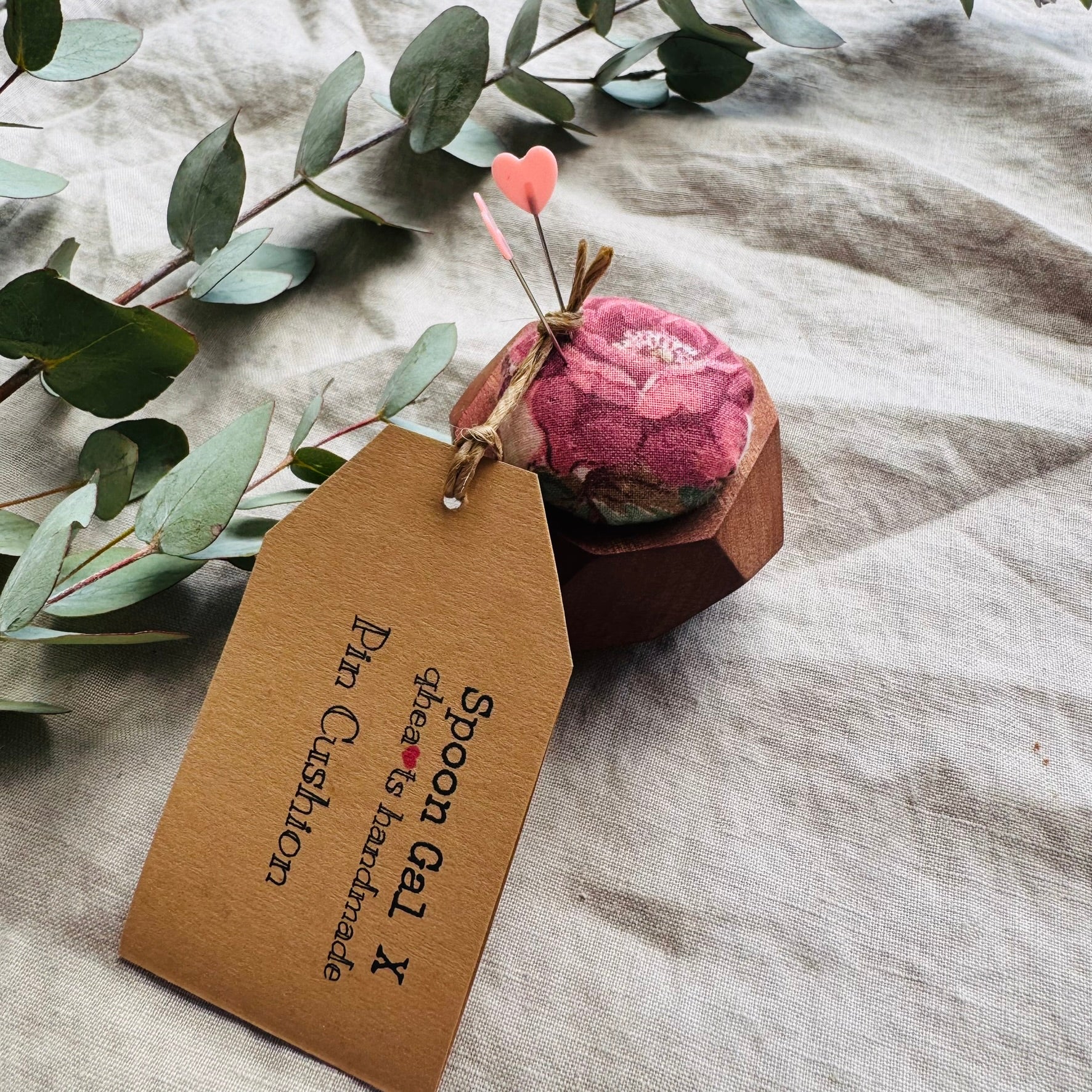 Handmade Pin Cushions - collaboration Spoon Gal X qhearts handmade