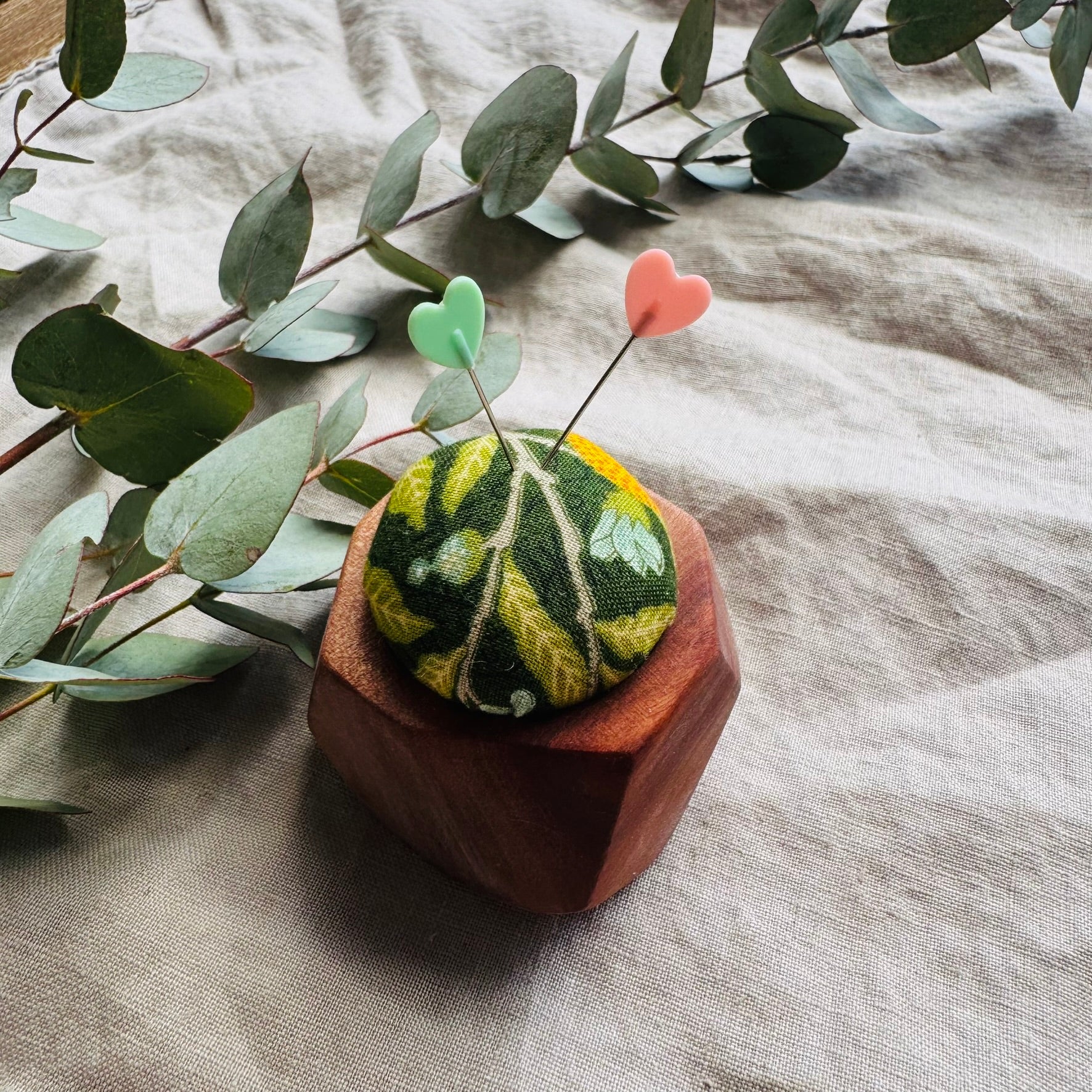 Handmade Pin Cushions - collaboration Spoon Gal X qhearts handmade
