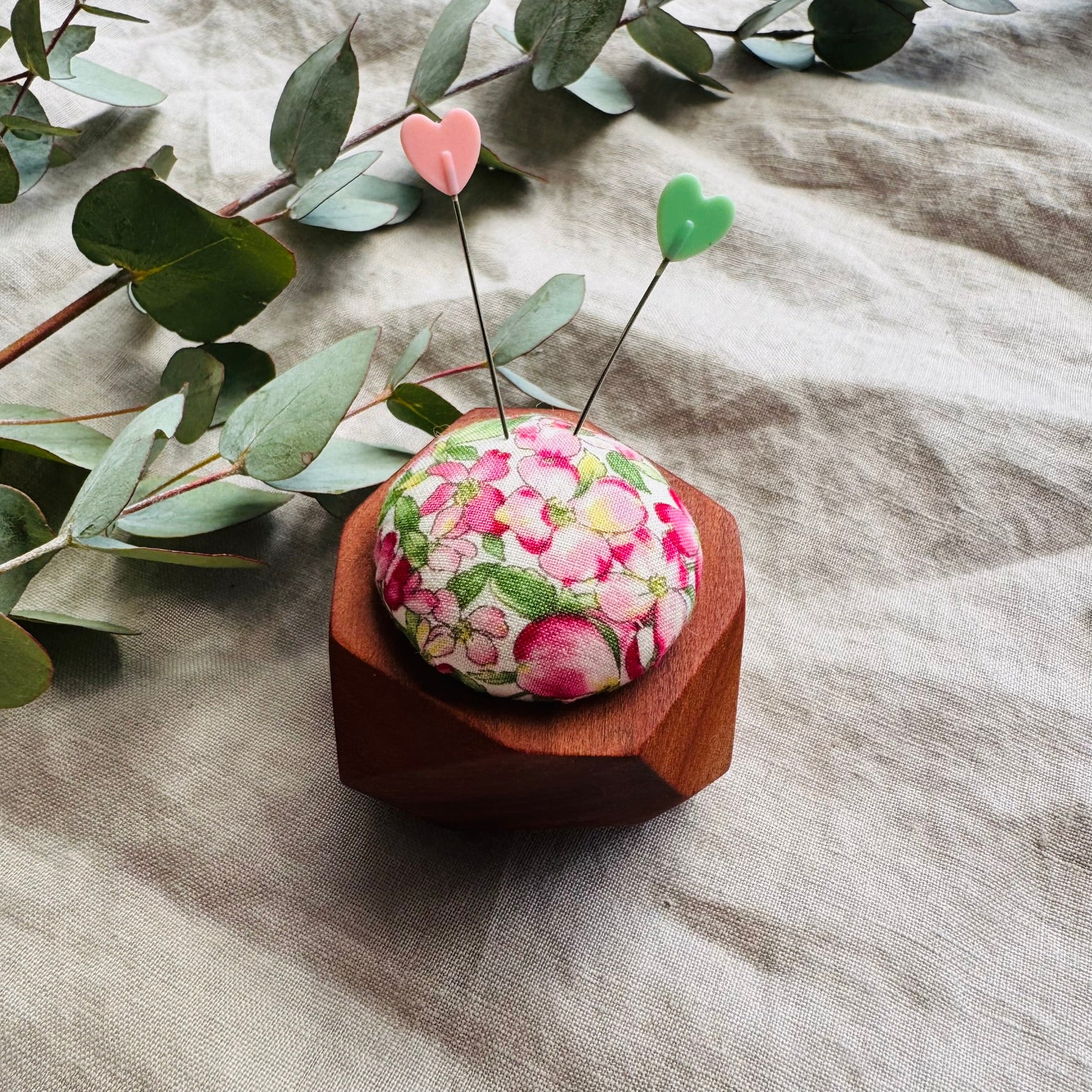 Handmade Pin Cushions - collaboration Spoon Gal X qhearts handmade