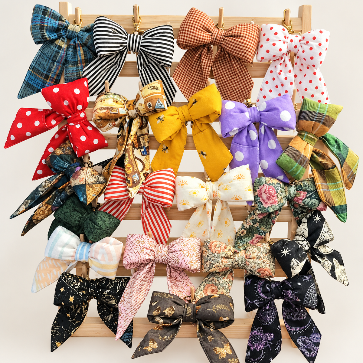 Bow Keyring with pocket
