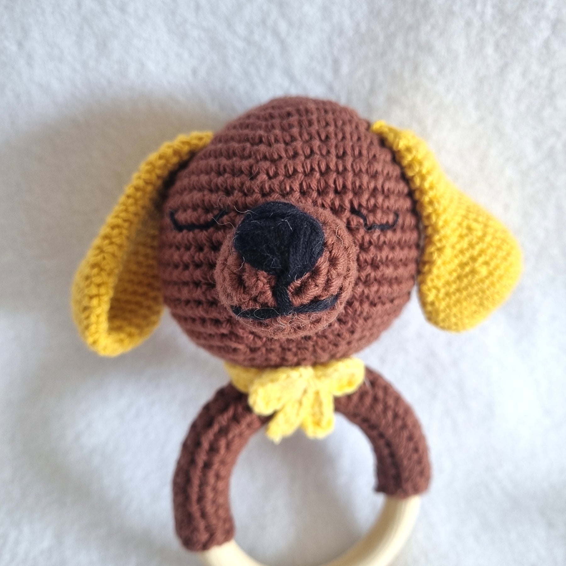 Handcrafted | Puppy Themed Rattles | various colours| Handmade - BB02/1