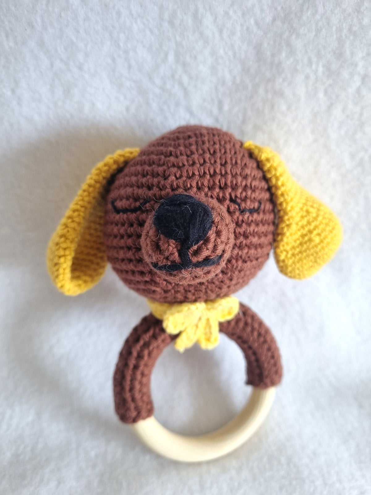 Handcrafted | Puppy Themed Rattles | various colours| Handmade - BB02/1