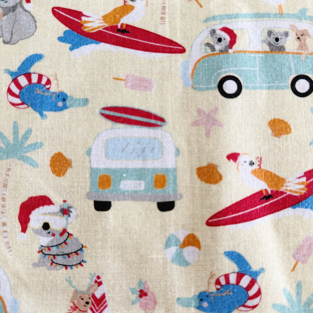 Kombis and caravans ladies' Christmas tie back apron.