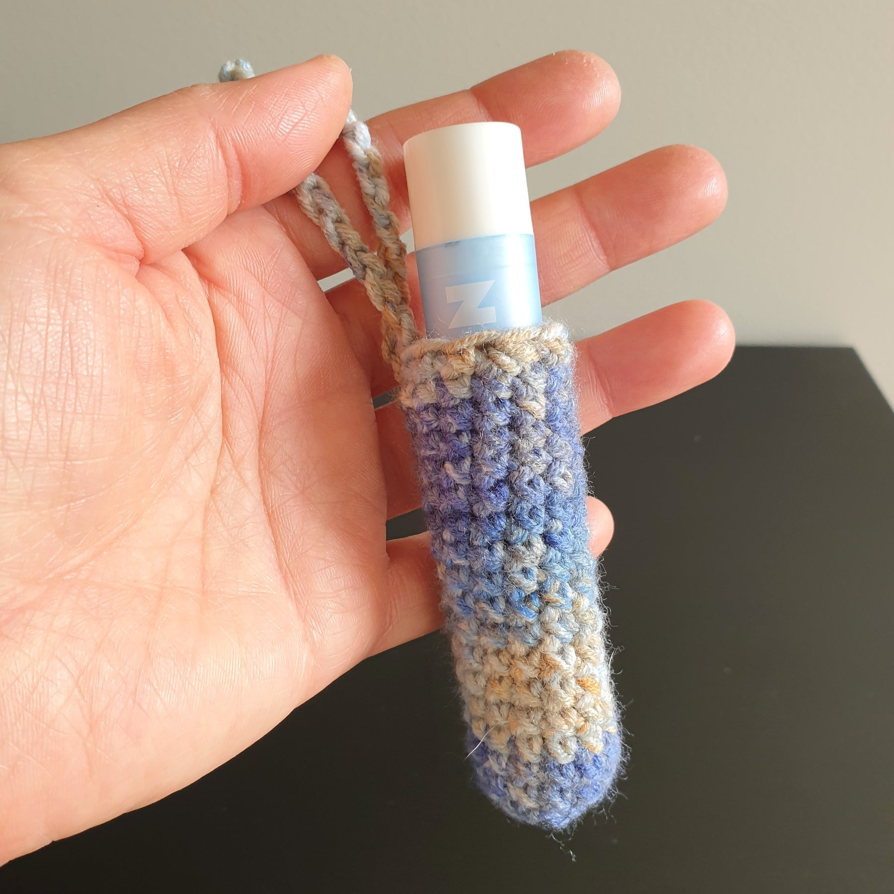 Handmade Simple Colourful Crochet Lipstick Case