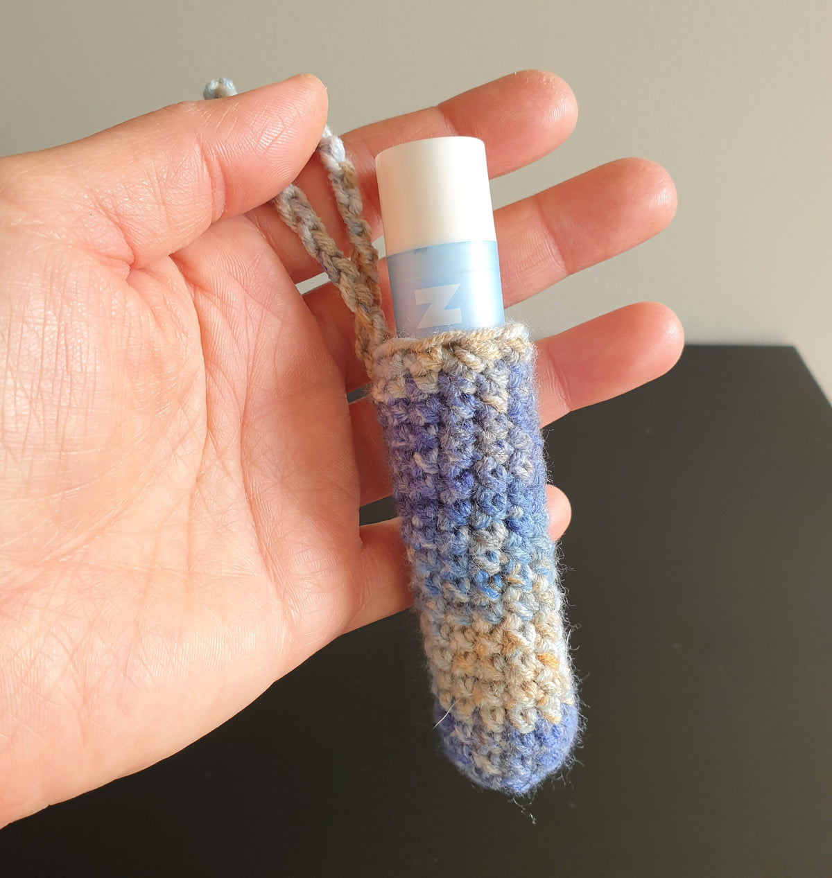 Handmade Simple Colourful Crochet Lipstick Case