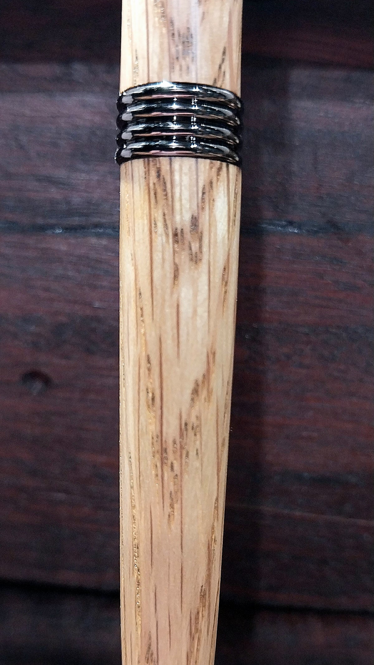 Hand-turned American Oak Streamline Pen