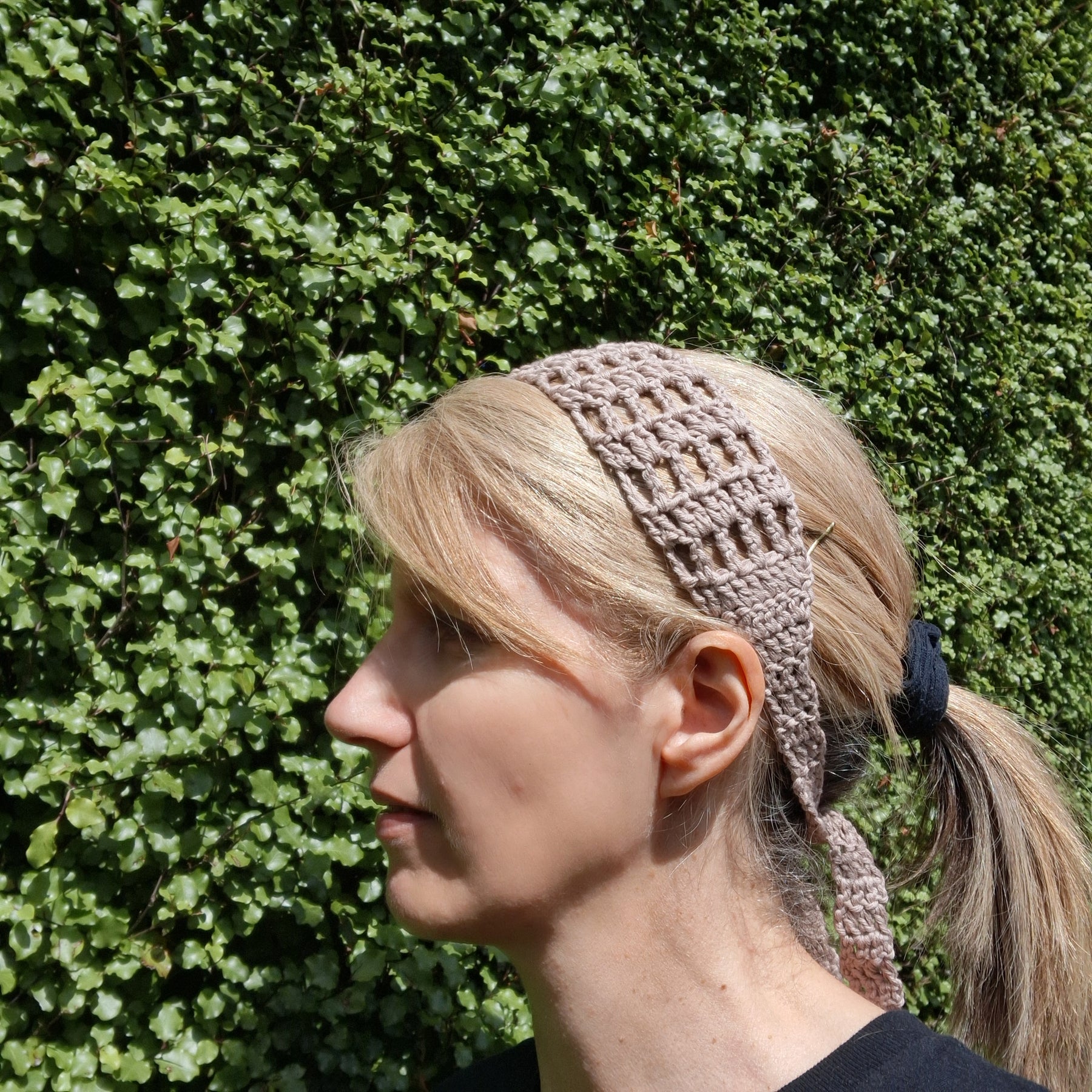 Handmade Crochet Headband - Cotton