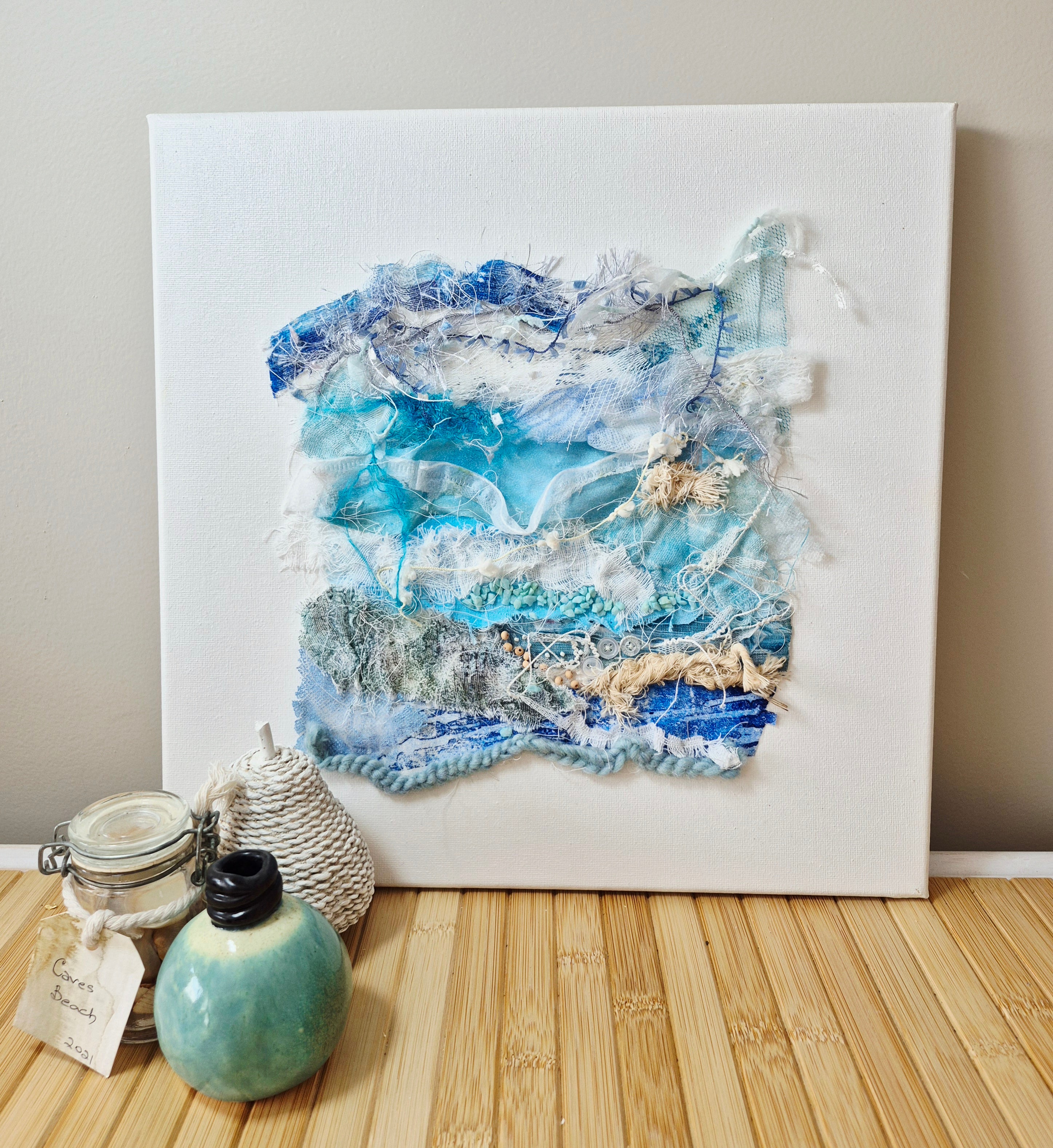 Mixed media Artwork - Mystic Seas