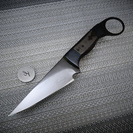 Carbon fibre art knife leather sheath