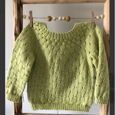 Soft Green Jumper, Size 2 years