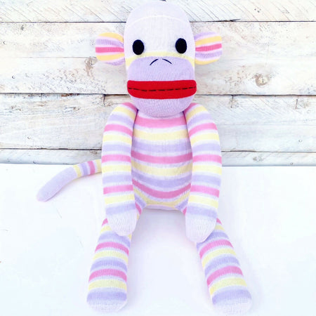 Candy the Sock Monkey - MADE TO ORDER soft toy