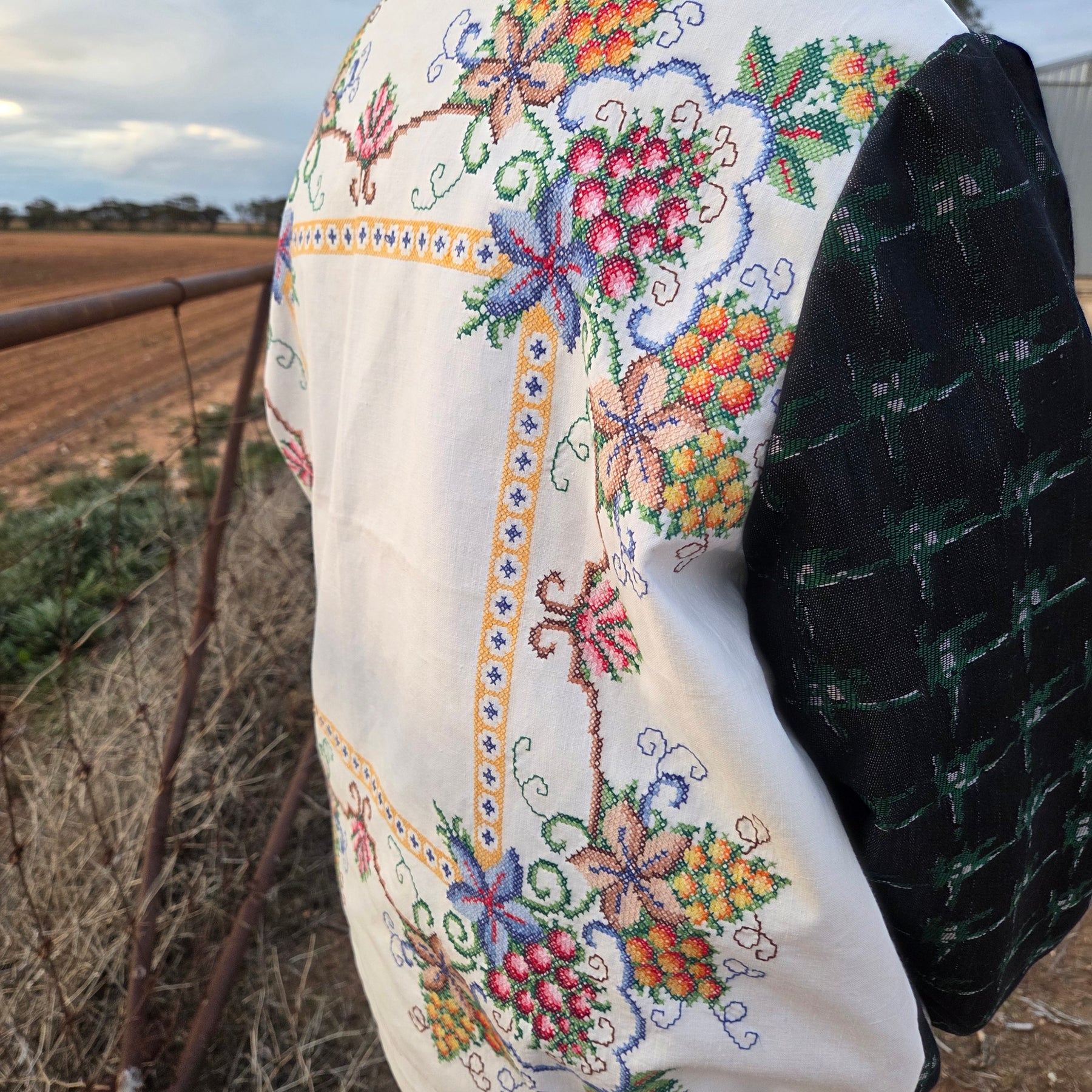 On the Vine - Denim Bomber jacket - L/XL