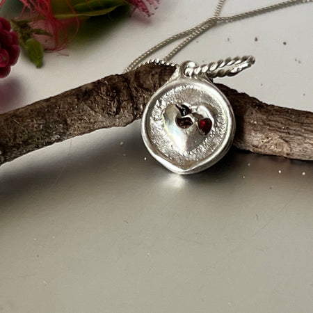 “My Heart” Split-Heart Pendant