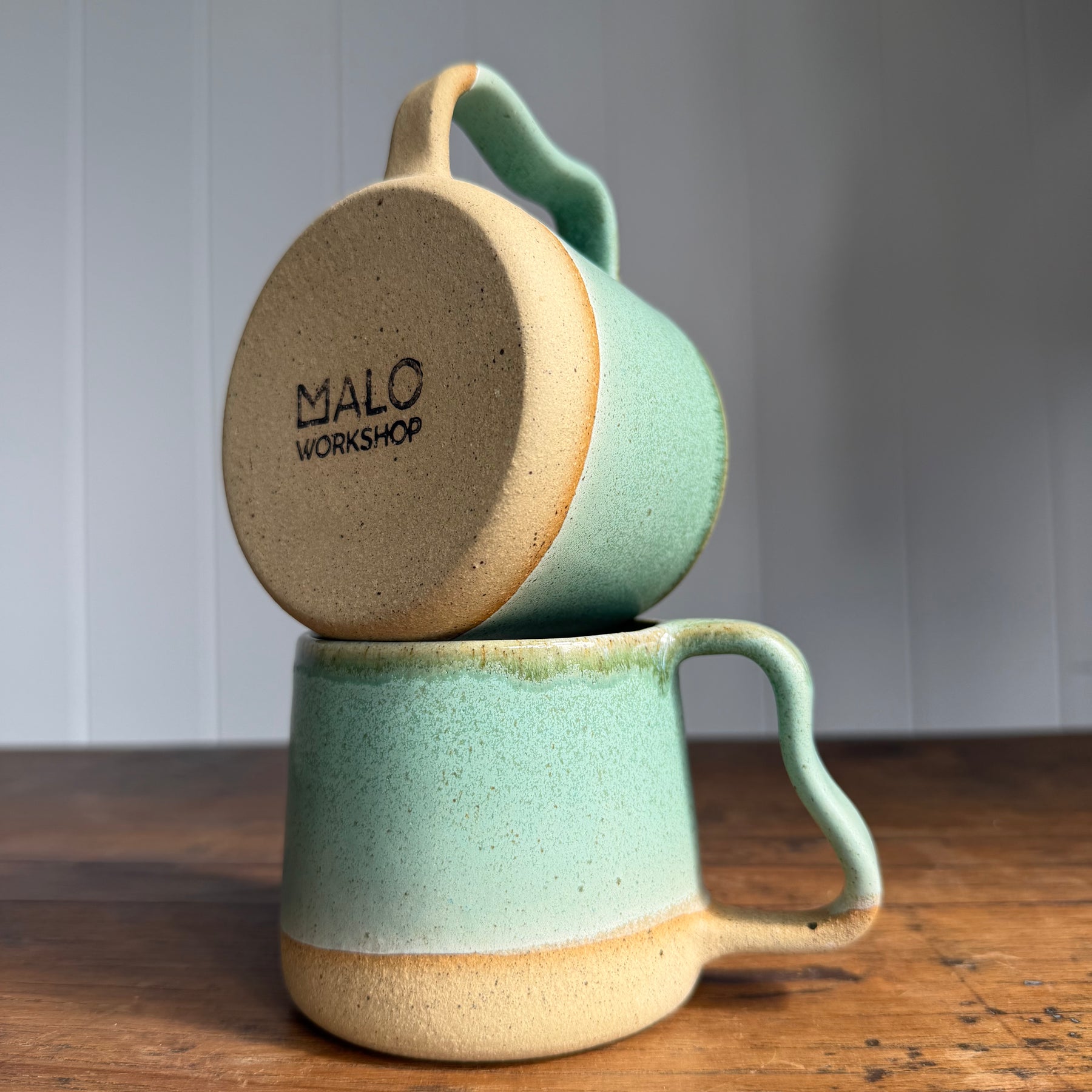 Handmade Ceramic Mug – Sand & Sea Collection