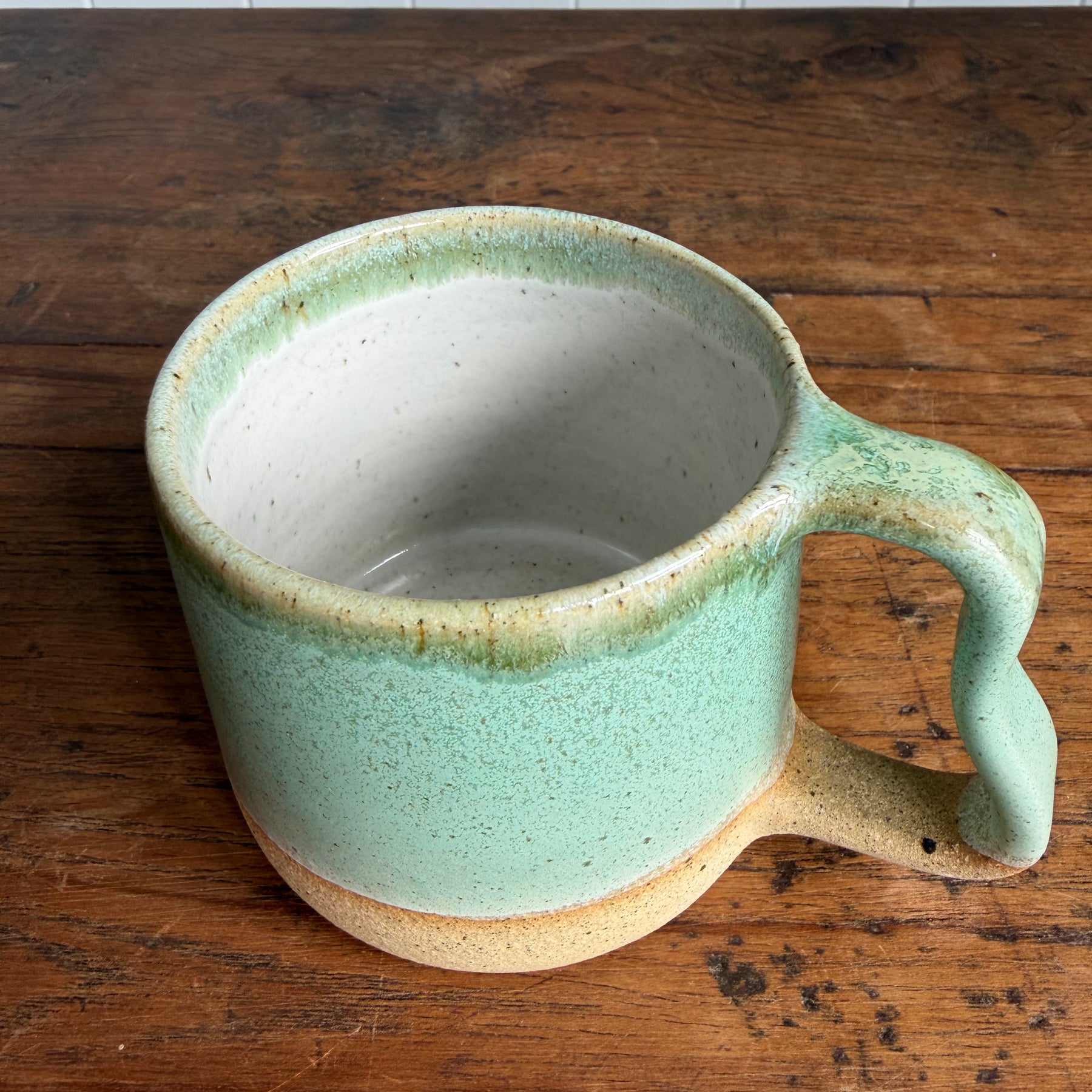 Handmade Ceramic Mug – Sand & Sea Collection