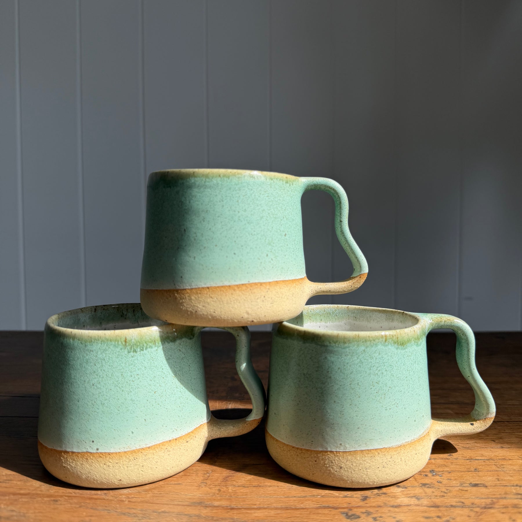 Handmade Ceramic Mug – Sand & Sea Collection