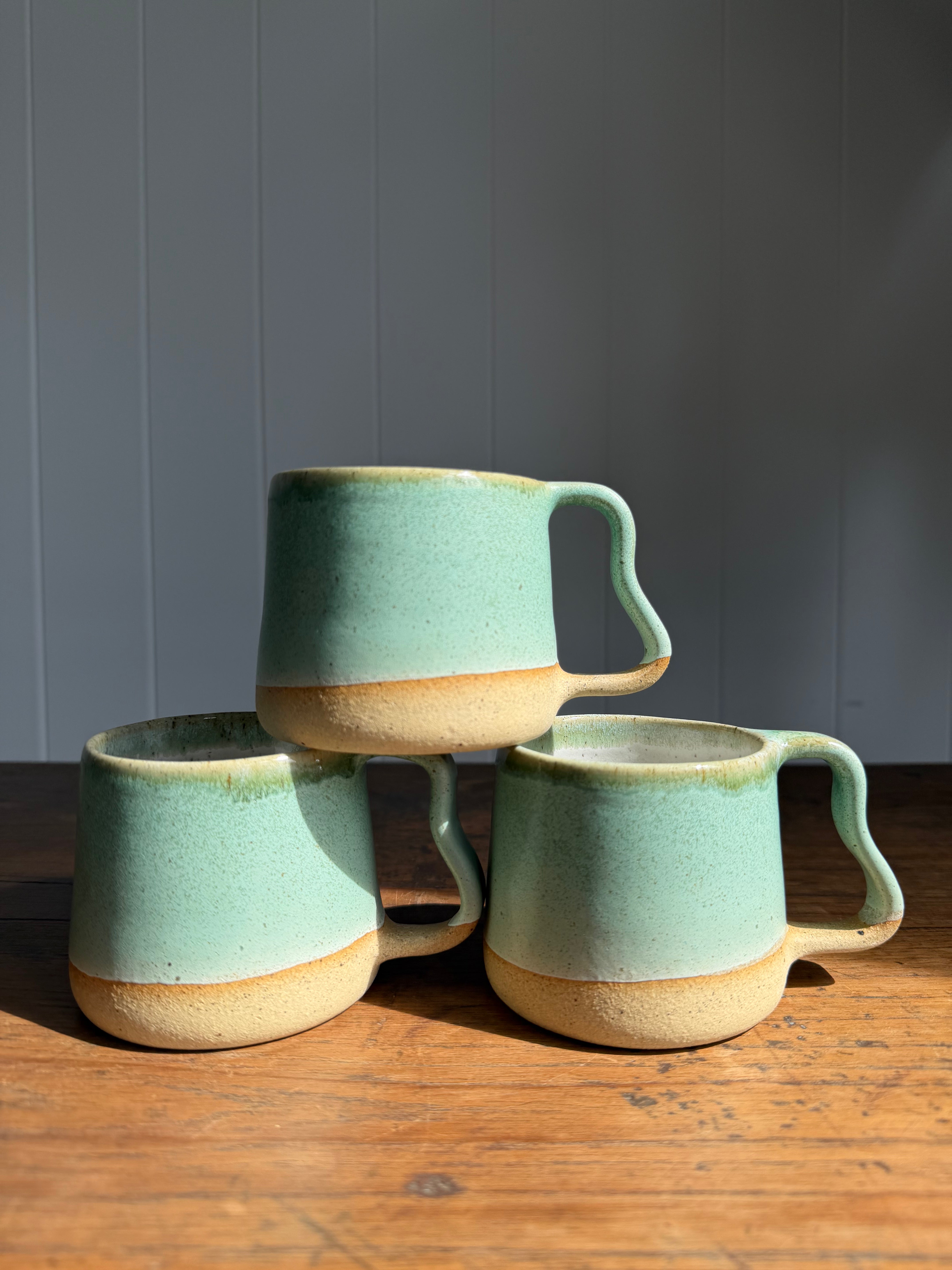 Handmade Ceramic Mug – Sand & Sea Collection