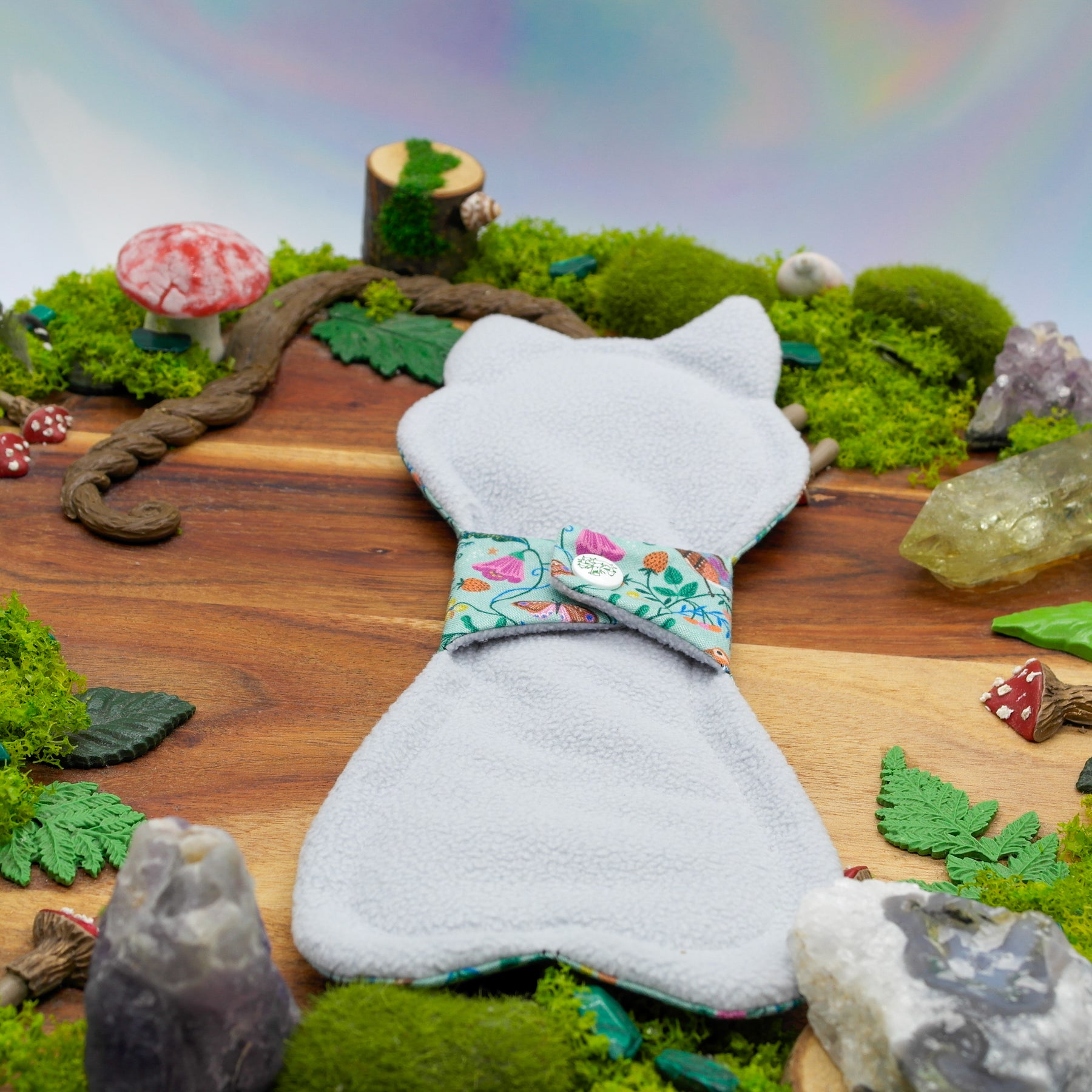 Eco-friendly reusable cloth pad 10" Moderate - Pastel Lover