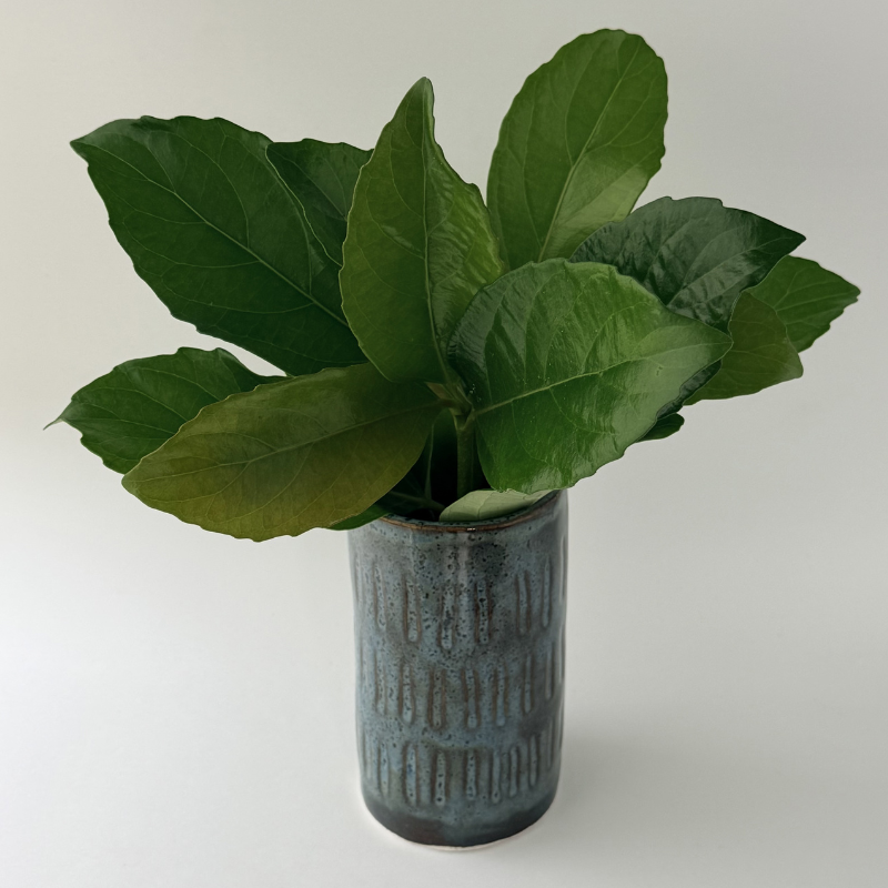 Ceramic Vase in Denim Glaze