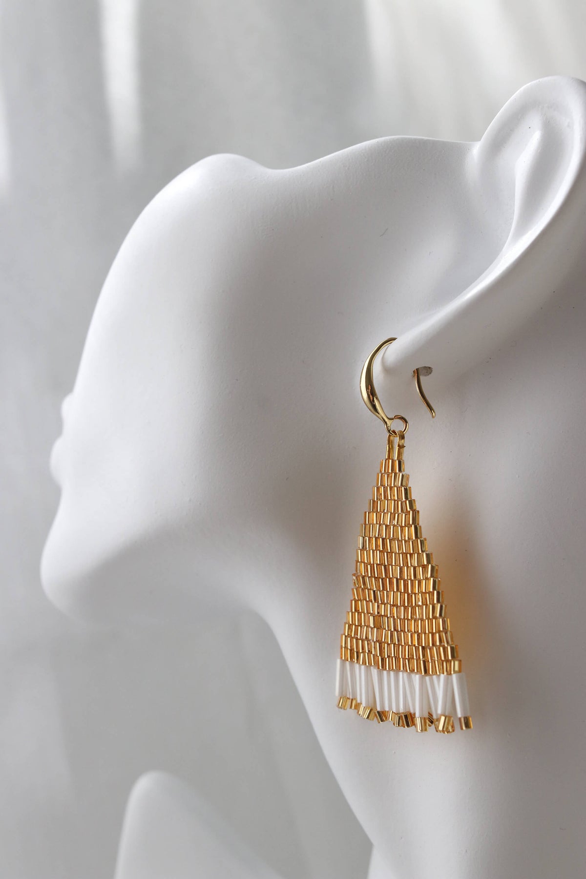 Geometric Woven Earrings