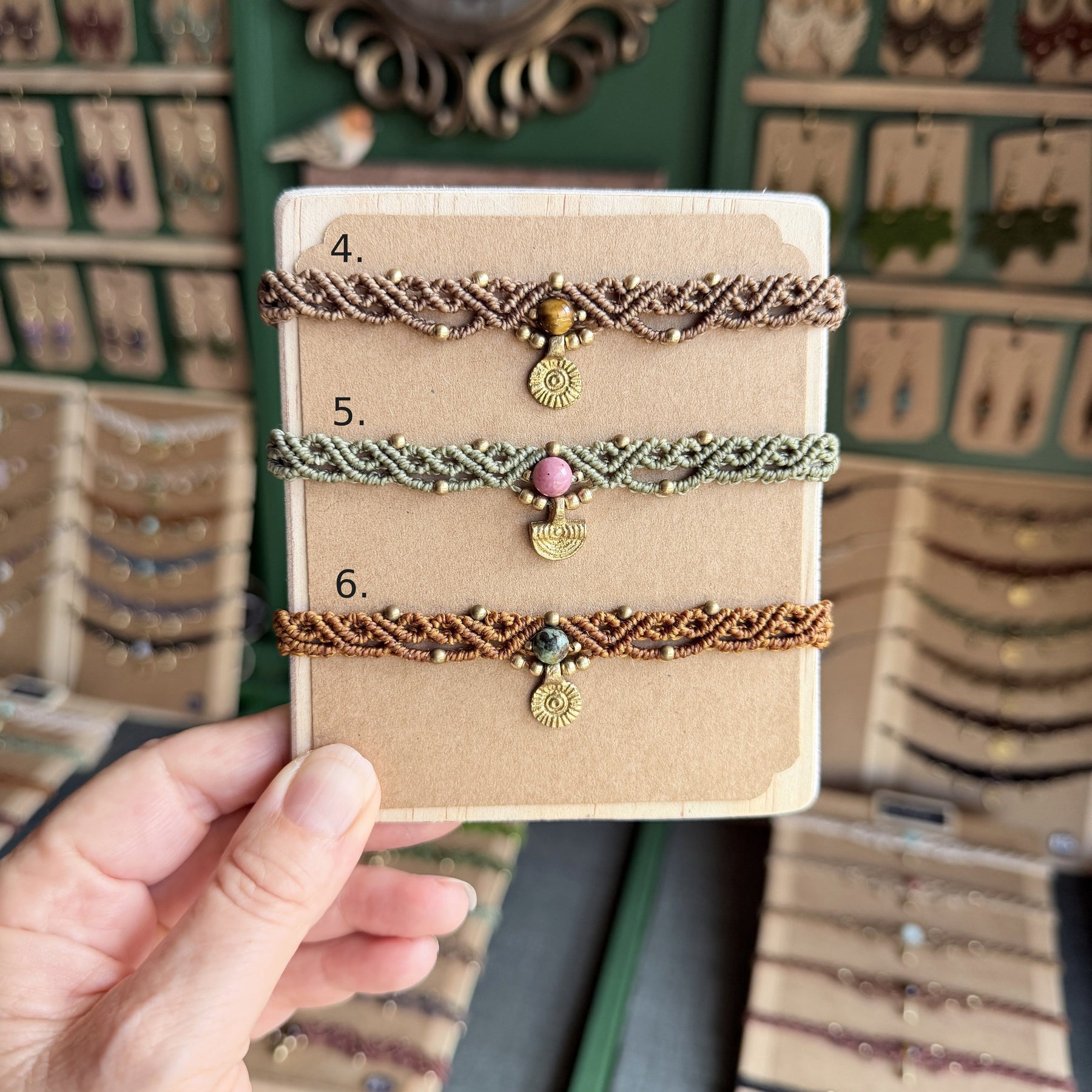 Micro Macrame Boho Bracelet with lots of colour choices