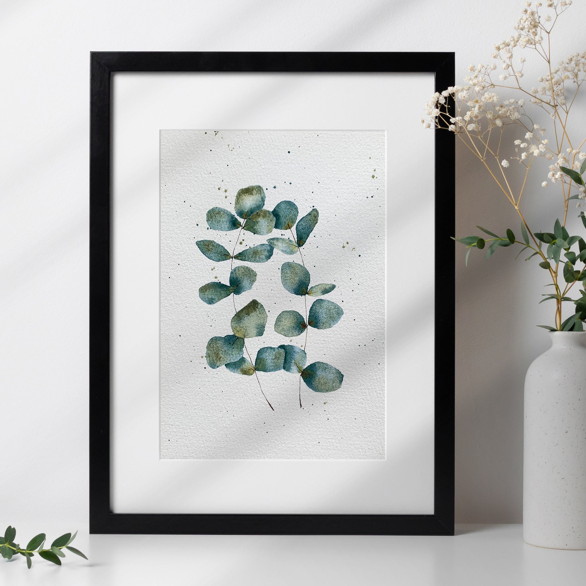 Original Hand-painted Watercolour Artwork - "Silver Dollar" - 5x7"