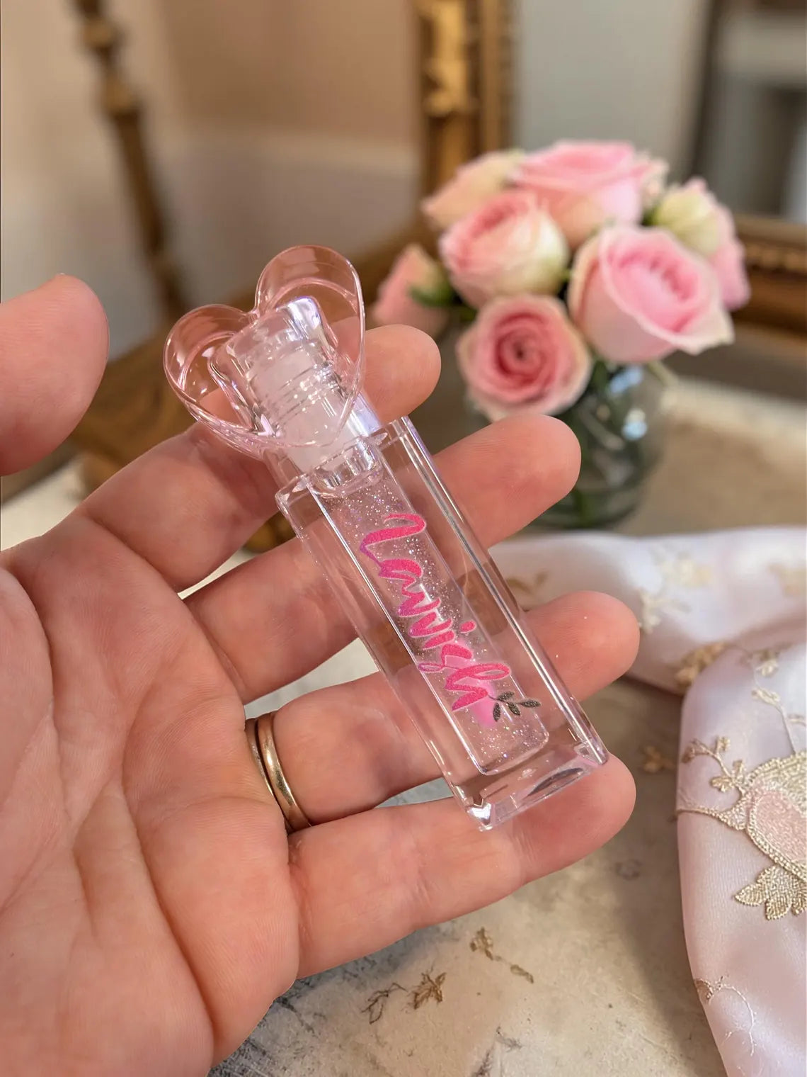 Lavvish Color Changing Lip Gloss • Magic pH Tinted Lip Glaze • Hydrating Cocoa & Shea Butter Lip Oil • Cute Heart Wand Lip Gloss • Gift