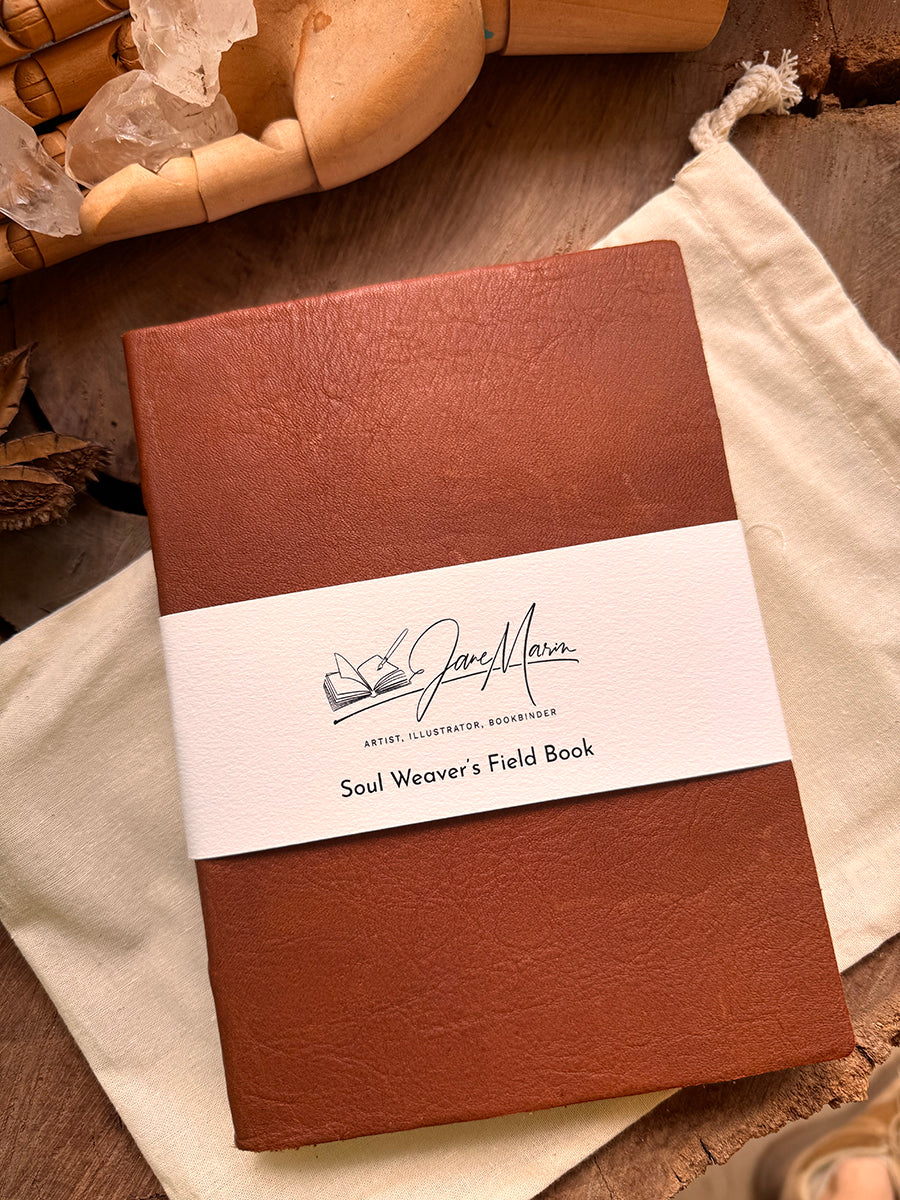 Soul Weaver's Field Book - A5 Tan Leather Journal
