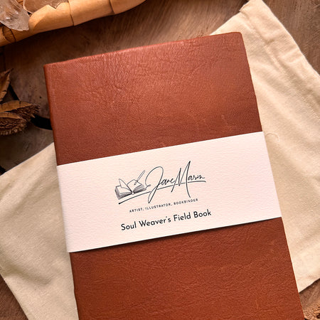 Soul Weaver's Field Book - A5 Tan Leather Journal