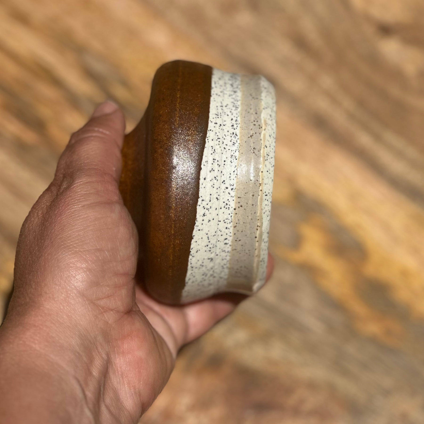 Leather and Stone - Bud Vase/Incense Stick Vessel