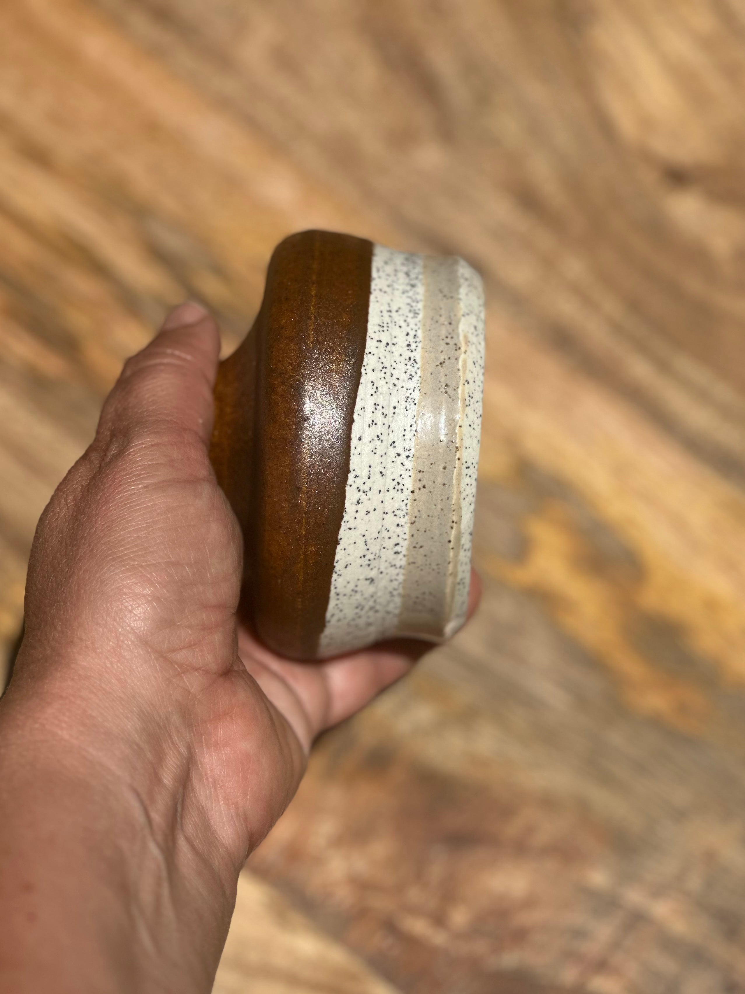 Leather and Stone - Bud Vase/Incense Stick Vessel