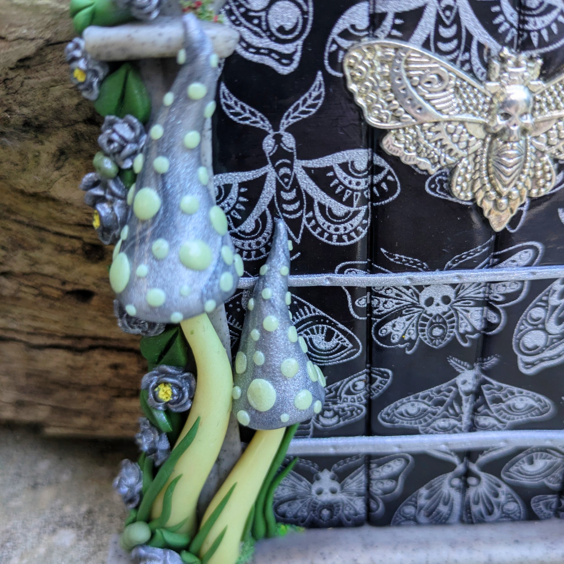 Death Head Moth Fairy Door