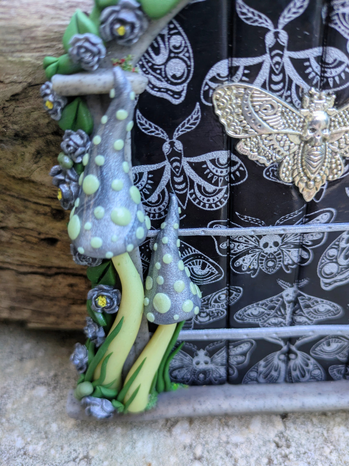 Death Head Moth Fairy Door