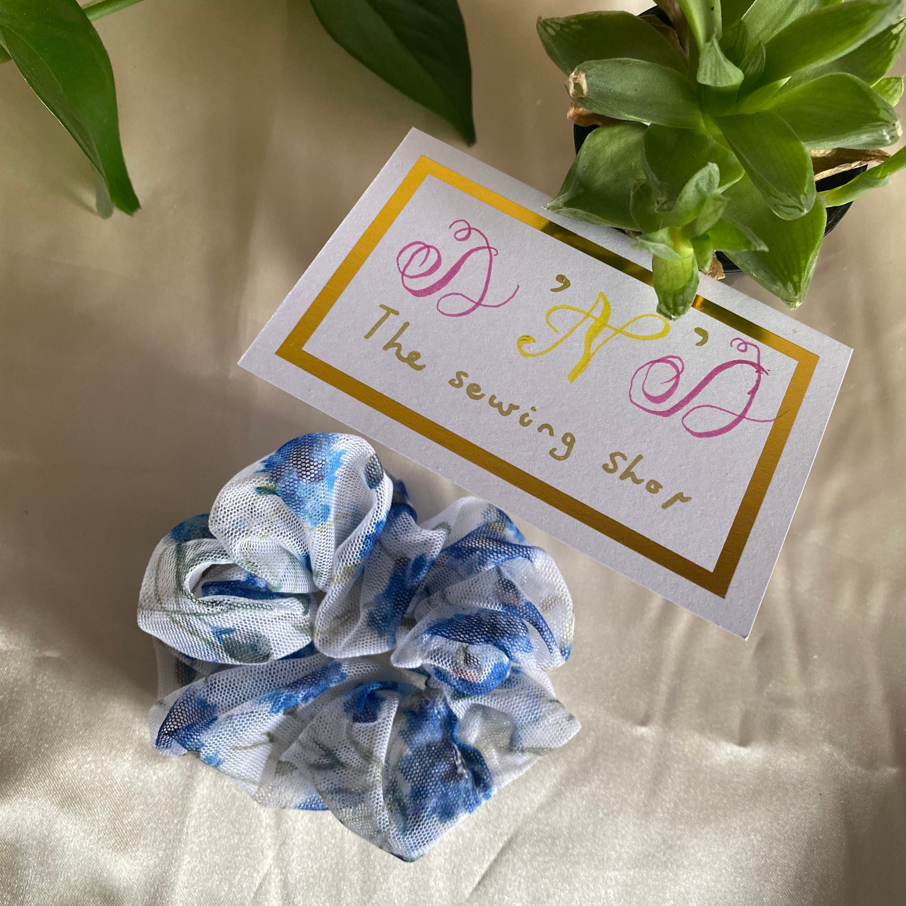Spring Special Floral Fabric Scrunchies