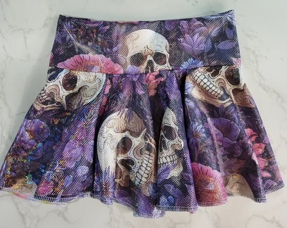 Halloween Skull Skirt Size 3/4y
