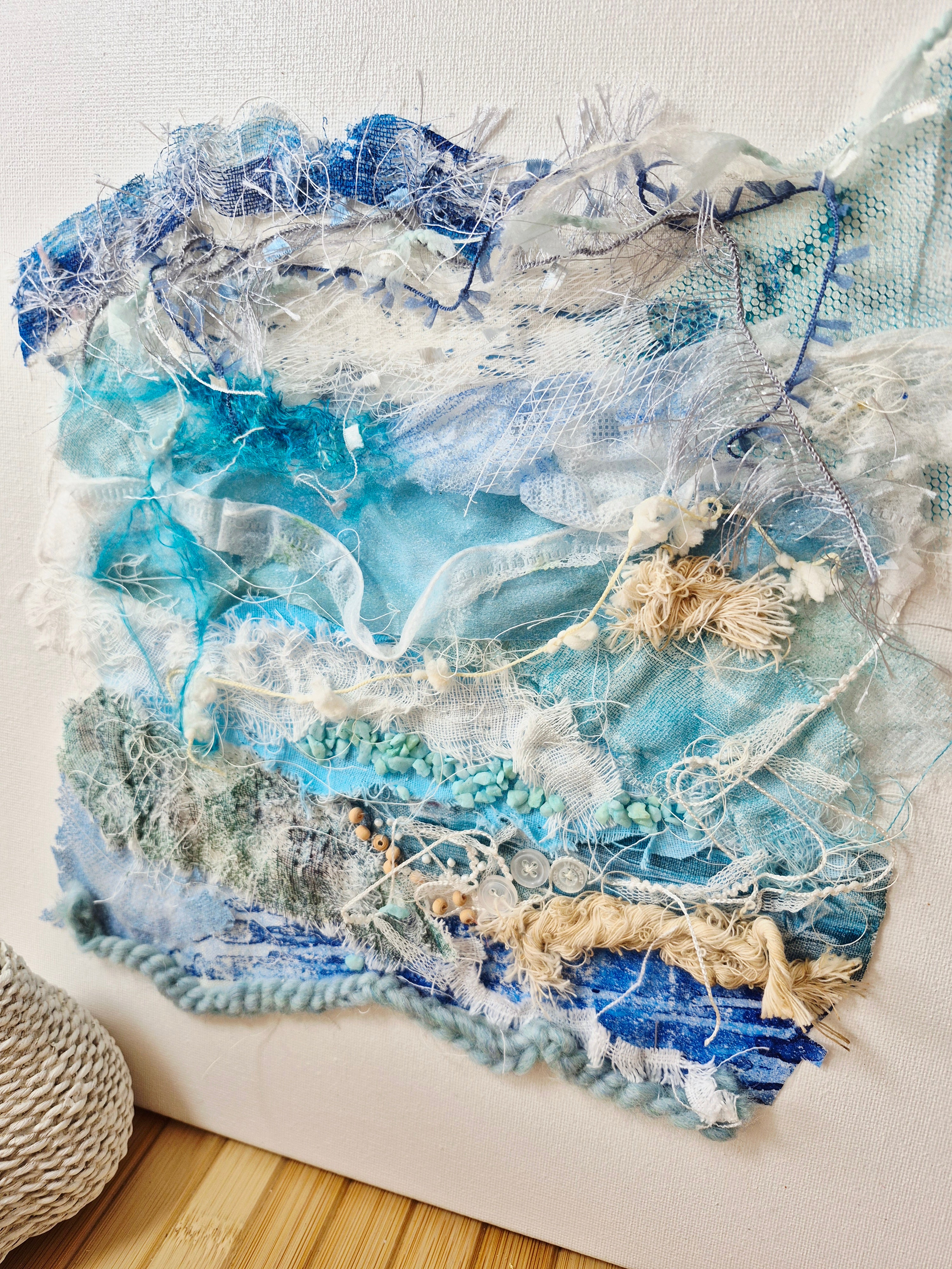 Mixed media Artwork - Mystic Seas