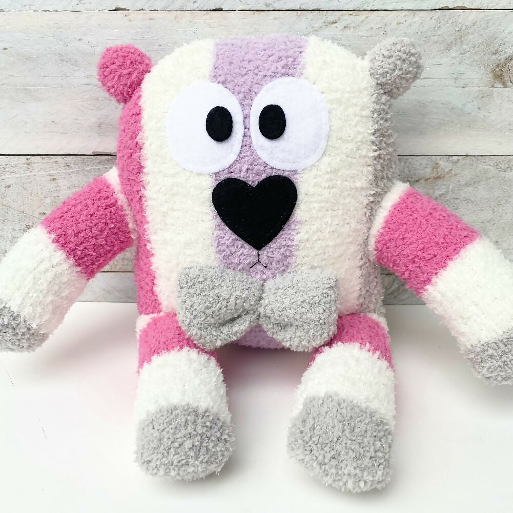 Benedict Bearpants - sock bear - READY TO SHIP soft toy